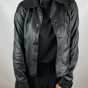 Diesel Streetwear Blacks Leather Jacket