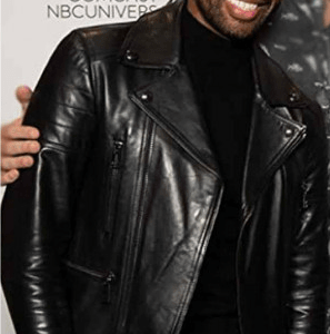 Doug Locke Breaking Fast Josh Black Leather Motorcycle Jacket