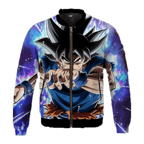 Dragon Ball Z Galactic Goku Ultra Instinct Varsaity Jacket