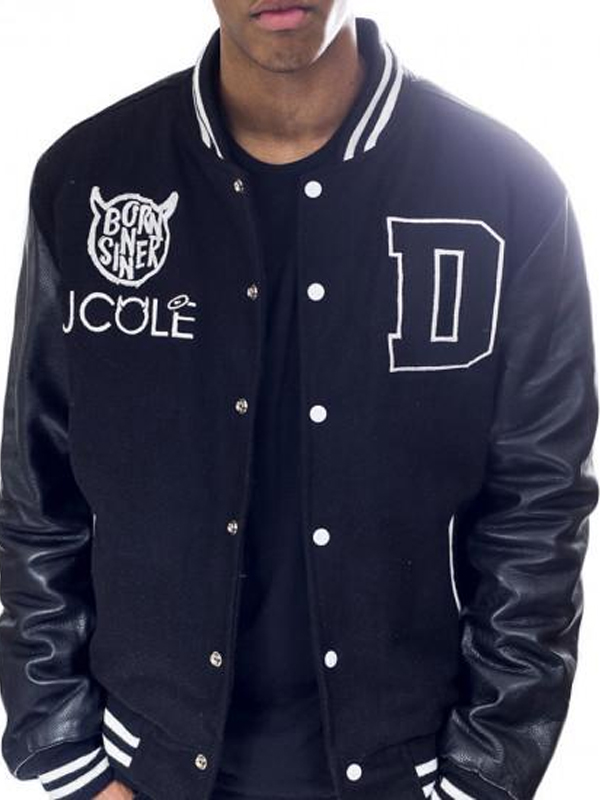 Dreamville Born Sinner J Cole Blue Varsity Jacket