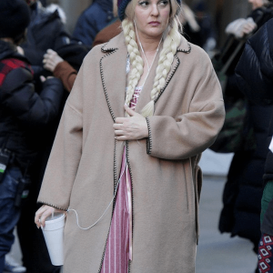 Drew Barrymore The Stand-In Wool Coat