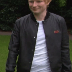 Ed Sheeran WellChild Awards 2021 Bomber Leather Jacket