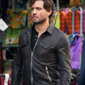 Edgar Ramírez The 355 Luis Leather Jacket