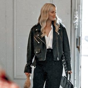 Emily In Paris Camille Razat Leather Jackets
