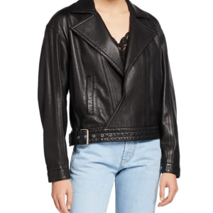Emily In Paris S02 Camille Leather Jacket