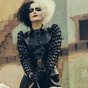 Emma Stone Cruella 2021 Cruella De Vil Leather Jacket