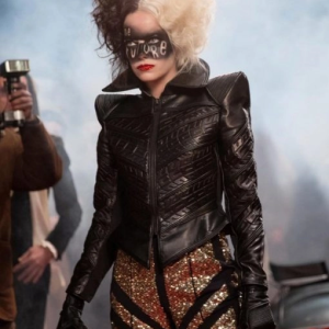 Emma Stone Cruella De Vil Leather Jacket
