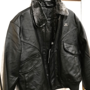 Emporio & Co Black Leather Jacket