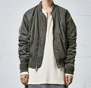 Fog Bomber Satin Jacket