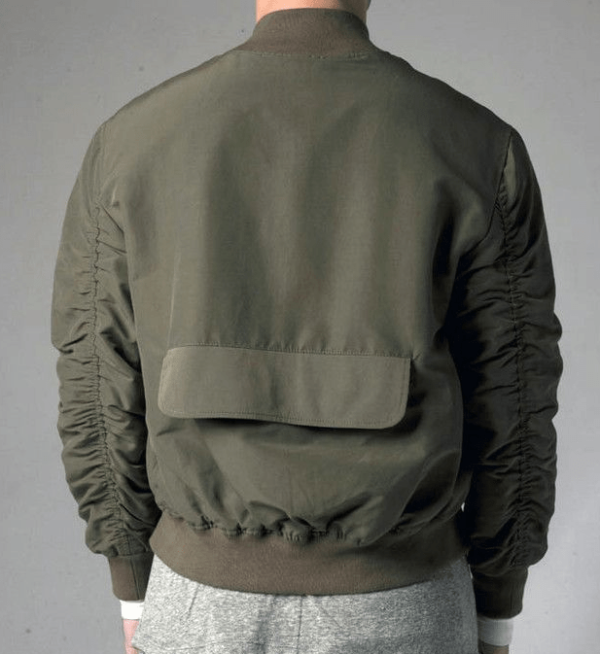 Fog Bomber Satin Jacket - Image 2