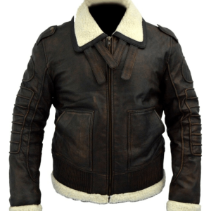 Fallout 4 Armor Bomber Brown Leather Jacket