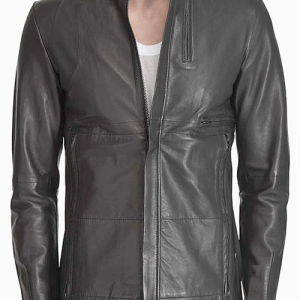 Fashional Simple Leather Jacket