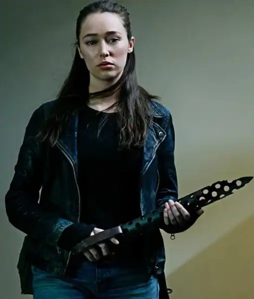 Fear The Walking Dead Alicia Clark Black Leather Jacket