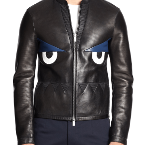 Fendi Monster Leather Jacket