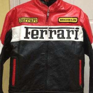 Ferrari Cafe Racer Leather Jacket