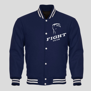 Fight Club Letterman Varsity Wools Jacket