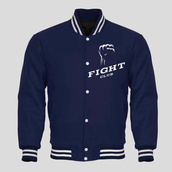 Fight Club Letterman Varsity Wool Jacket