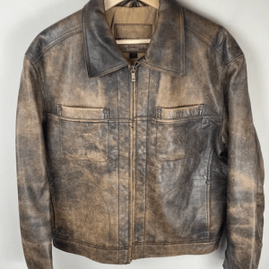G2 Flight Guess Vintage Brown Leather Jacket