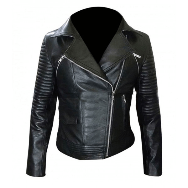 Gal Gadot Fast And Furious 6 Black Leather Jacket - Panther Jackets