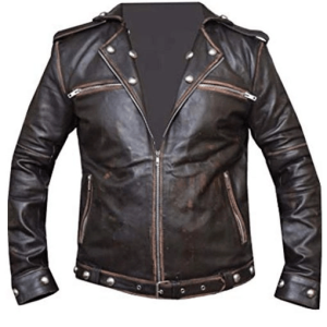 Game Fallout 3 Tunnel Snakes Vintage Leather Jacket