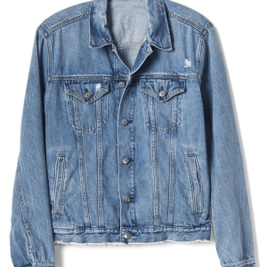 Gap 1969 Sky Blue Bikers Denim Jacket