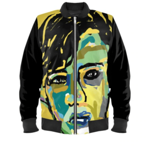 Gender Fluid Mr. Hyde Bomber Yellow Satin Jacket