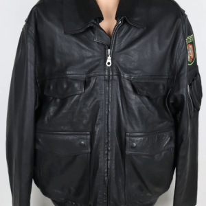Germen Polizei Police Surplus Beckumer Leder Leather Jacket