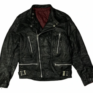Gore Double Collar Biker Leather Jacket