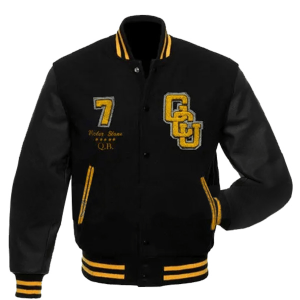 Gotham City University Letterman Varsity Wool Jacket