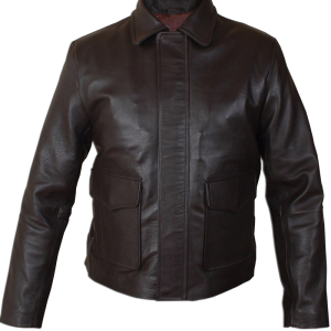 Guy Pearce Snow Lockout Leather Jacket