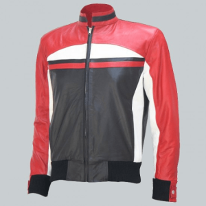 Handmade Cowhide Leather Biker Jacket