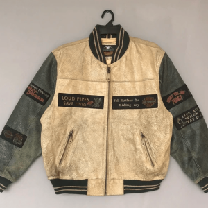 Harley Davidson Vintage Bomber Leather Jacket