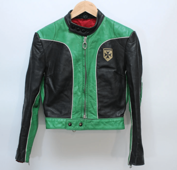 Harro Kombi Biker Black Leather Jacket