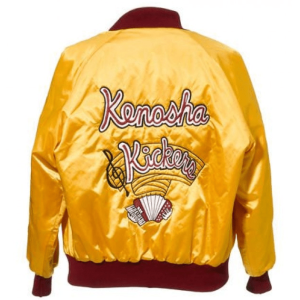 Home Alone Gus Polinski Kenosha Kickers Satin Jacket