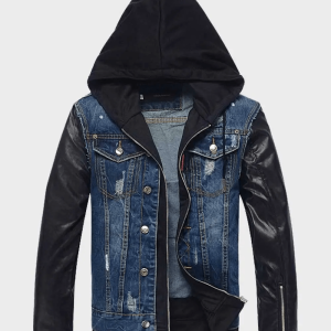 Hooded Denim Jacket