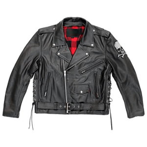 Hot Skull And Crossbones Leather Jacket