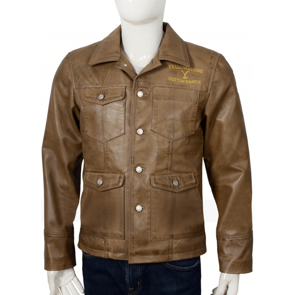 Ian Bohen Yellowstone Ryan Leather Jacket
