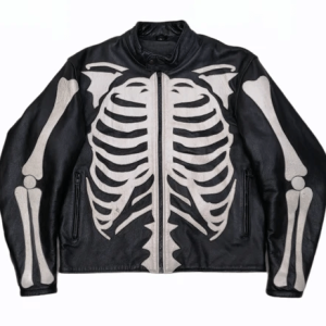 Iconic Skeleton Unik Leather Jacket