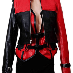 Womens Injustice 2 Harley Quinn Leather Jacket Injustice 2 Harley Quinn Jacket