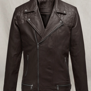 Ironwood Brown Biker Leather Jacket