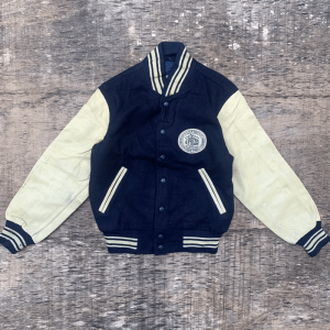 J.Press Varsity Blue Leather Jacket