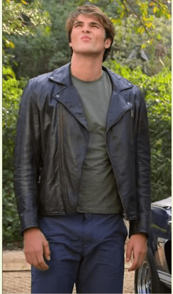 Jacods Elordi The Kissings Booth 3 Noah Flynn Leather Jacket