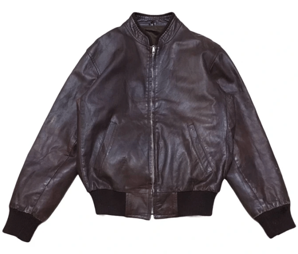 Japanese Brand Brown Leather Jacket