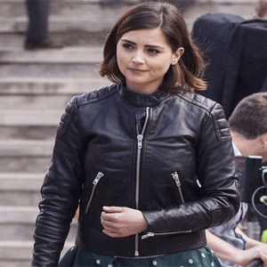 Jenna Coleman Doctor Who Leather Jacket