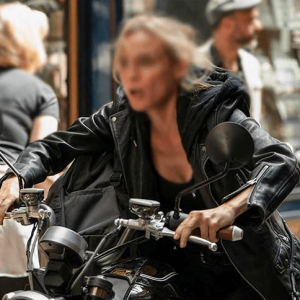 Jessica Chastain The 355 2022 Mace Leather Jacket