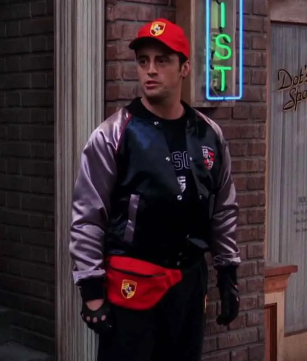 Joey Tribbiani Friends S06 Matt LeBlanc Bomber Satin Jacket