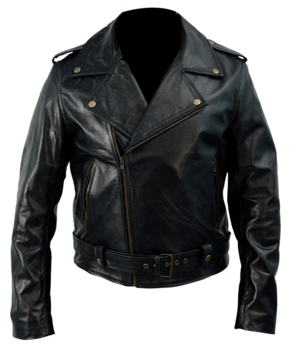 Johnny Depp Cry Baby Black Leather Jacket
