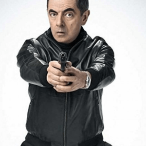 Johnny English Strikes Again Rowan Atkinson Leather Jacket