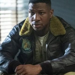 Jonathan Majors Devotion Leather Jacket