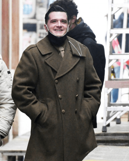 Josh Hutcherson Across The River And Into The Trees Jackson Wool Coat